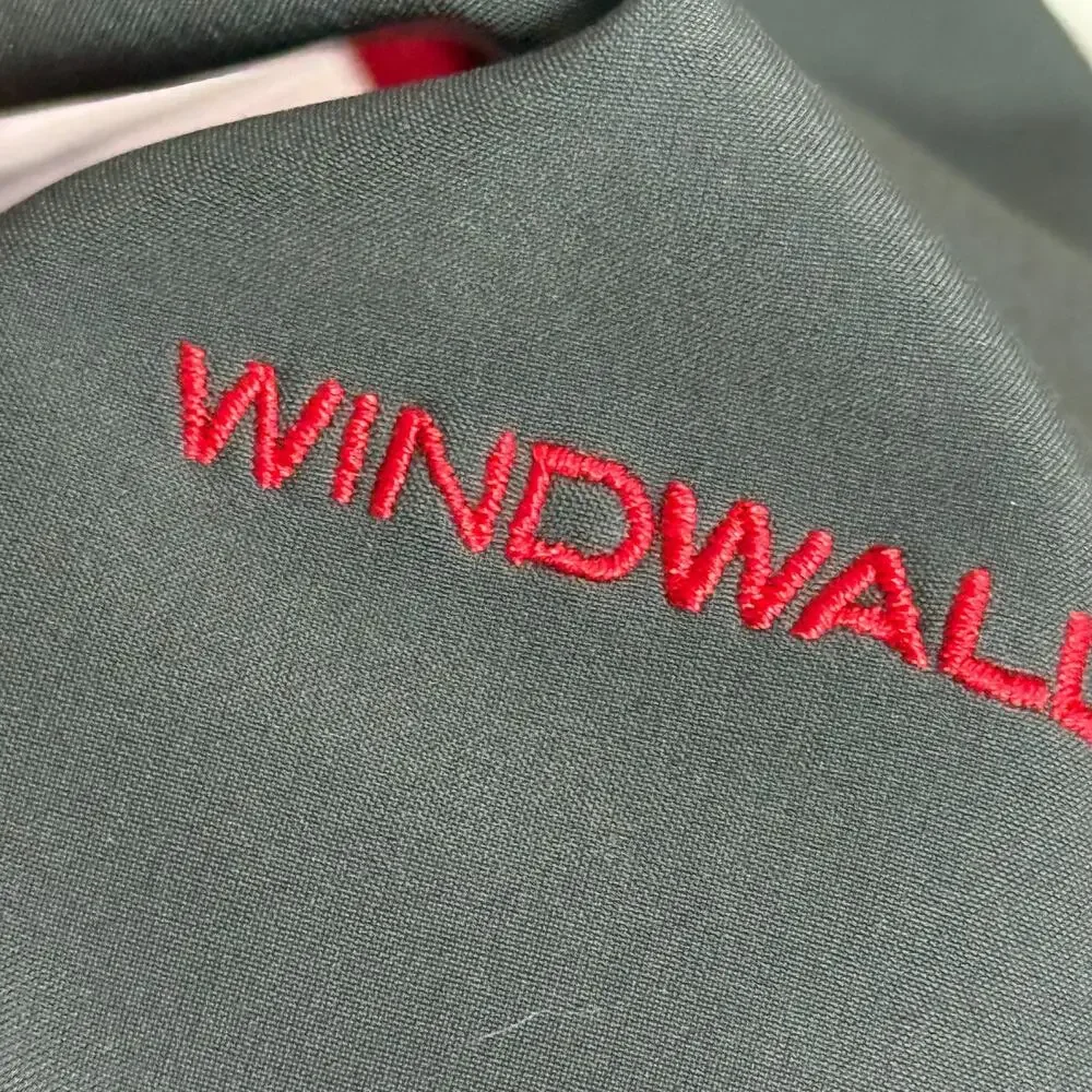 North Face Windwall Apex Bionic Jacket Mens Large Red Softshell Full Zip